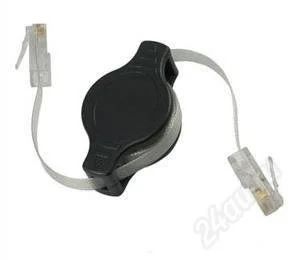 Лот: 1790526. Фото: 1. Выдвижной Patchcord RJ-45 Ethernet... Другое (сетевые устройства)