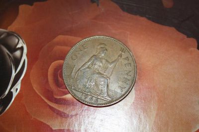 Лот: 3337176. Фото: 1. Монета Великобритании ONE PENNY... Великобритания и острова