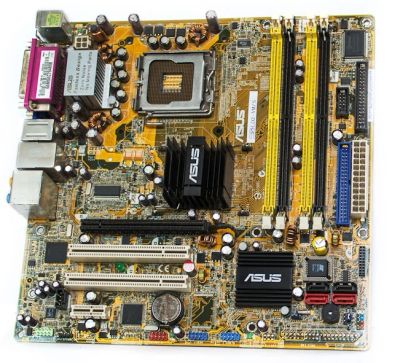 Лот: 7648021. Фото: 1. Материнская плата Asus P5LD2-VM... Материнские платы
