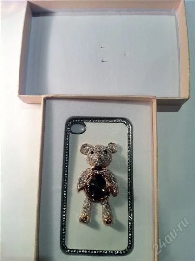 Лот: 1682500. Фото: 1. Чехол на IPhone 4/4s Серия Мишки. Чехлы, бамперы