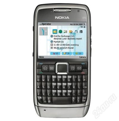 Лот: 640069. Фото: 1. -На гарантии!! - Nokia e71 - Металик... Кнопочные мобильные телефоны