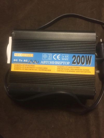 Лот: 8949027. Фото: 1. Автоинвертор NeoDrive 200w. Электроприборы для автомобиля