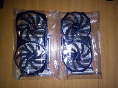 Лот: 8499242. Фото: 1. 2 видеокарты Gigabyte GTX 560... Видеокарты