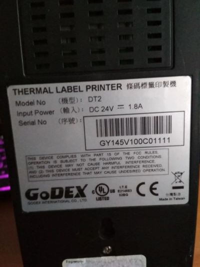 Лот: 17006608. Фото: 1. Термопринтер GODEX. Торговое