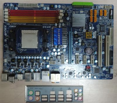 Лот: 18409721. Фото: 1. Мат. плата Gigabyte GA-MA770-UD3... Материнские платы