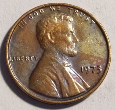 Лот: 15919893. Фото: 1. Америка. 1 цент. 1973г.(2). Америка