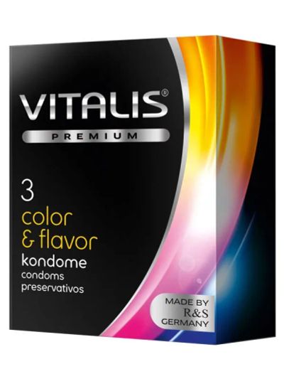 Лот: 22071025. Фото: 1. Презервативы Vitalis №3 Color... Презервативы