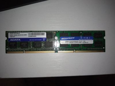 Лот: 21772429. Фото: 1. SO-DIMM DDR3 4G 2 шт. Оперативная память