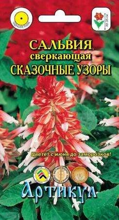 Лот: 11025455. Фото: 1. Сальвия сверк.Сказочные узоры... Садовые цветы