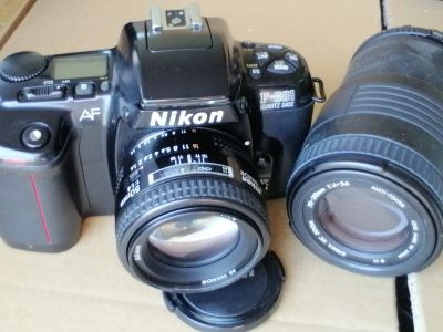 Лот: 17751225. Фото: 1. Фотоаппарат nikon F 601 пленочный... Плёночные зеркальные
