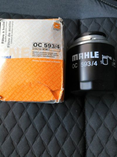 Лот: 13991015. Фото: 1. Фильтр масляный Mahle OC 593/4... Расходные материалы
