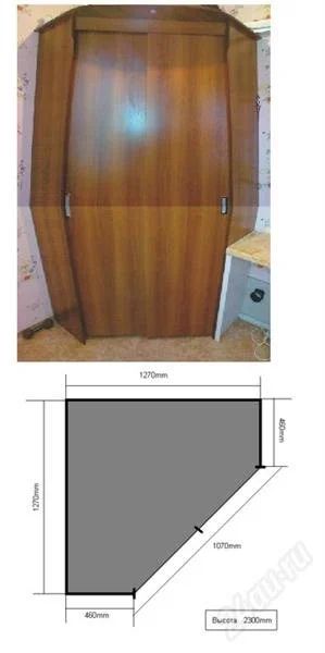Лот: 1140129. Фото: 1. шкаф купе(угловой). Шкафы, шкафы-купе