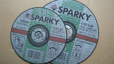 Лот: 2578506. Фото: 1. Круг отрезной по камню Sparky... Расходные материалы, сменные насадки
