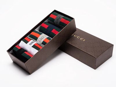 Лот: 24977639. Фото: 1. Носки короткие Gucci - 5 пар. Другое (одежда, обувь, галантерея)
