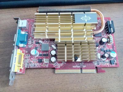 Лот: 4794160. Фото: 1. AGP видеокарта MSI NX7600GT 256Mb. Видеокарты