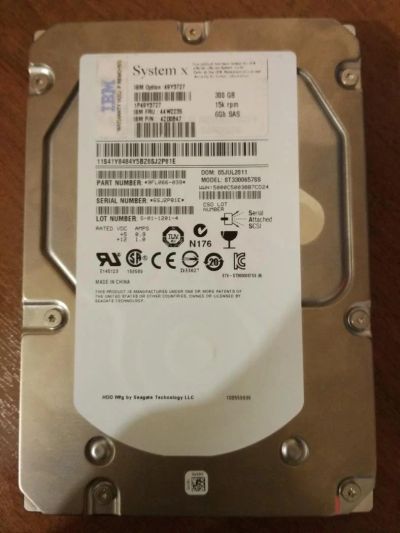 Лот: 7102950. Фото: 1. Жесткий диск IBM 300GB 15K RPM... Жёсткие диски (HDD)