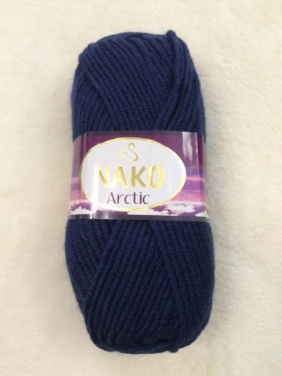 Лот: 12634272. Фото: 1. Пряжа NAKO Arctic, 40% шерсть... Ткани, нитки, пряжа