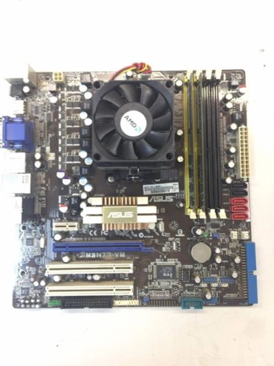 Лот: 16754534. Фото: 1. материнская плата asus m3n78-vm. Материнские платы