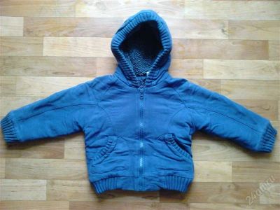 Лот: 2716206. Фото: 1. Куртка синяя Zara 18-24м. Верхняя одежда