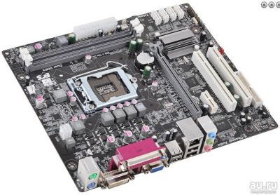 Лот: 8726237. Фото: 1. ECS H61H2-M6 (LGA1155, 2xDDR3... Материнские платы