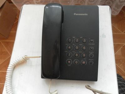 Лот: 6955295. Фото: 1. Телефон проводной Panasonic KX-TS2350RUB. Проводные телефоны