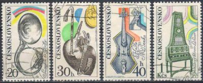 Лот: 20835517. Фото: 1. 1974. Чехословакия. Музыкальные... Марки