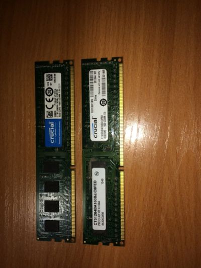 Лот: 17295567. Фото: 1. Оперативная память crucial ddr3... Оперативная память