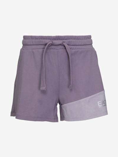 Лот: 22442134. Фото: 1. Шорты женские EA7 Shorts, Фиолетовый. Шорты