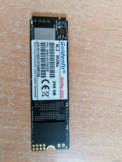 Лот: 16640452. Фото: 1. M.2 NMVe SSD 256Gb Goldenfir. SSD-накопители