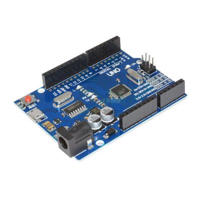 Лот: 10556702. Фото: 1. UNO R3 ATmega328P CH340 с Mini... Микроконтроллеры