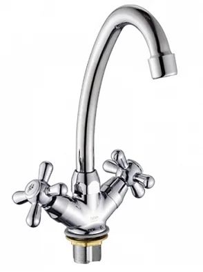 Лот: 12895917. Фото: 1. Смеситель для кухни с высоким... Смесители