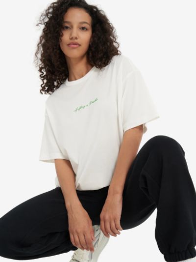 Лот: 23903579. Фото: 1. Футболка женская Li-Ning, Бежевый. Другое (спортивная одежда)