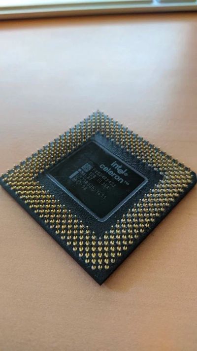 Лот: 17697633. Фото: 1. CPU Intel Celeron FV524RX433 128... Процессоры