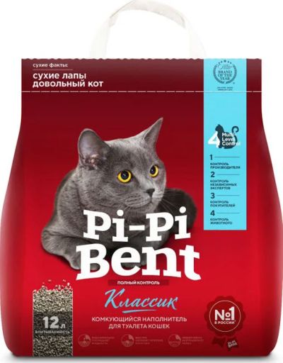 Лот: 15835505. Фото: 1. Наполнитель Pi-Pi-Bent "Классик... Миски, лотки, наполнители