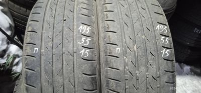 Лот: 24590838. Фото: 1. 2 шт. 195-55-15 Bridgestone Nextry. Шины