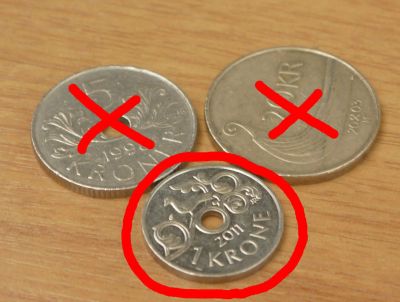 Лот: 11794382. Фото: 1. Монета Норвегии - 1 крона норвежская... Европа