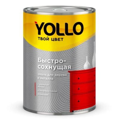 Лот: 24110335. Фото: 1. Эмаль Yollo, для внутренних и... Краски, лаки, растворитель