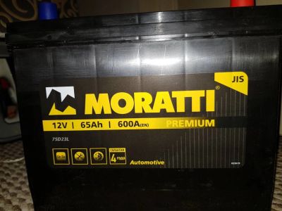 Лот: 10991624. Фото: 1. Аккумулятор Moratti 65 Ah (новый... Электрооборудование