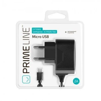 Лот: 12960923. Фото: 1. СЗУ Prime Line micro USB 2A. Зарядные устройства