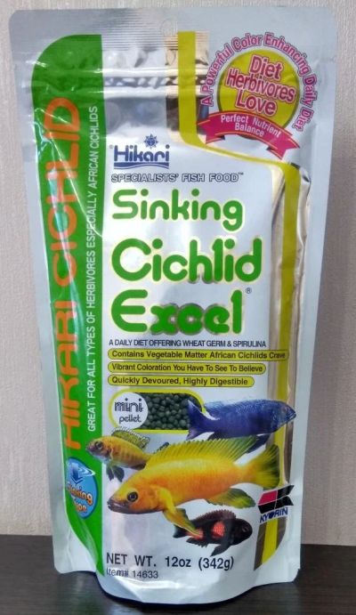 Лот: 11153921. Фото: 1. Hikari Sinking Cichlid Excel Mini... Корма