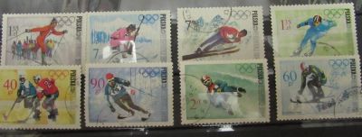 Лот: 11395842. Фото: 1. Польша 1968 Зимние Олимпийские... Марки