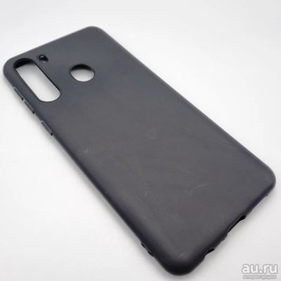 Лот: 17487945. Фото: 1. Чехол накладка Samsung A21 черный... Чехлы, бамперы