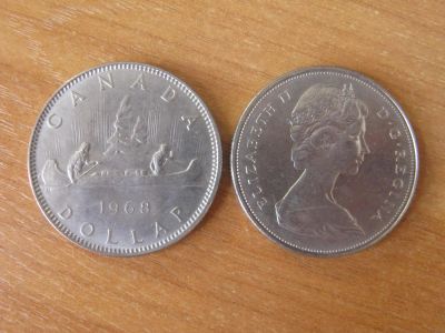 Лот: 3993684. Фото: 1. Канада 1 доллар 1968 года. Индейцы... Америка