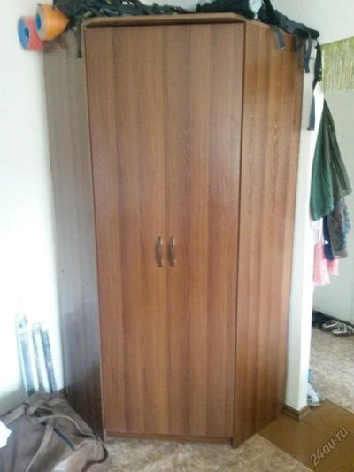Лот: 5777166. Фото: 1. Шкаф угловой большой 90х90 см... Шкафы, шкафы-купе