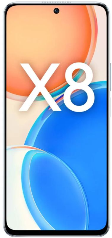 Лот: 19706461. Фото: 1. Смартфон HONOR X8 8/128 GB, Titanium... Смартфоны