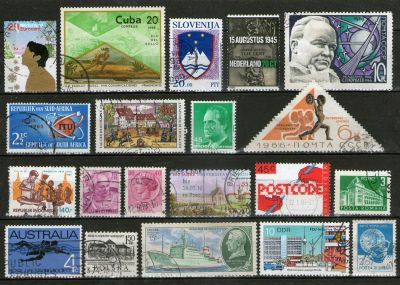Лот: 19682744. Фото: 1. Лот Марки Мира (5). Марки
