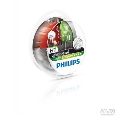 Лот: 17253145. Фото: 1. Галогеновые лампы Philips H1 12v-55w... Оптика и освещение