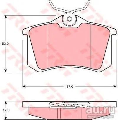 Лот: 13083345. Фото: 1. Колодки тормозные дисковые Seat... Тормозная система