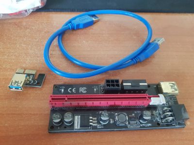 Лот: 25379909. Фото: 1. Райзер 009S PCI-E. Шлейфы, кабели, переходники