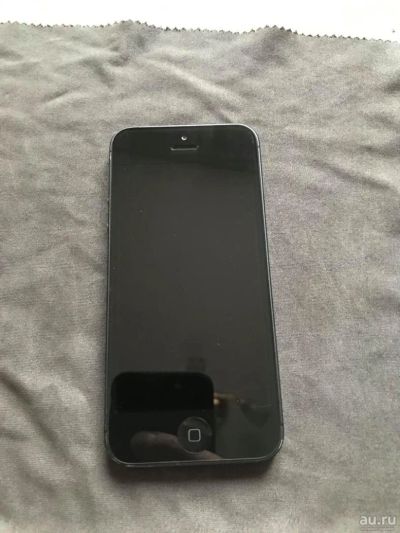 Лот: 8829487. Фото: 1. iPhone 5 16GB Black. Оригинал... Смартфоны